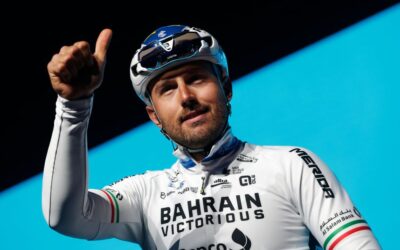 Sonny Colbrelli leaves his role as sports director at Bahrain Victorious.