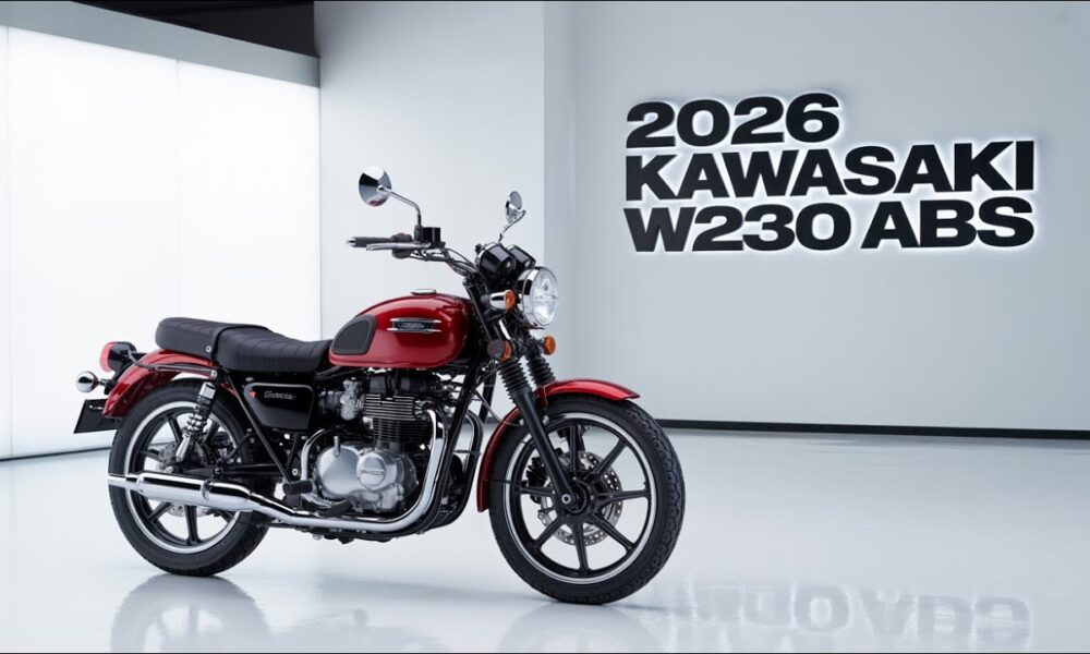 First Look: 2026 Kawasaki W230 ABS Official Launch – What to Expect